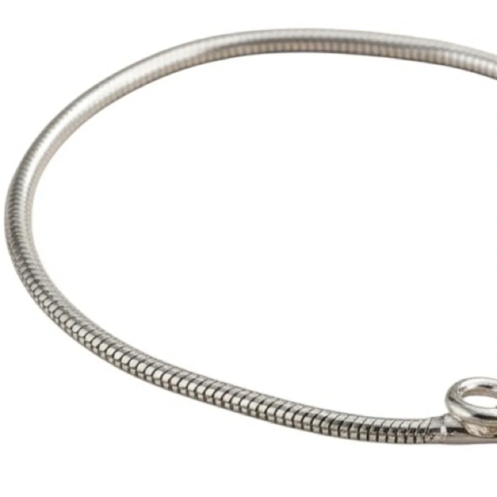 Vintage Sarah Coventry Silvertone Snake Chain Bracelet with Charm